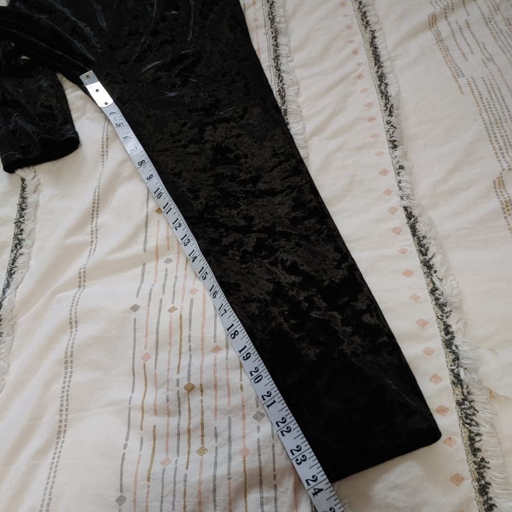 Smash + Tess black velvet romperalls size XS - Picture 15 of 15